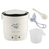 Mini Rice Cooker, 1L Small Rice Cooker 2 Cup-uncooked Travel Rice Maker 12V for Car with Steamer