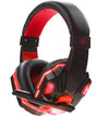 New Gaming Headset Headphones With LED Light Mic Stereo Earphones Deep Bass For PC Computer Gamer