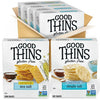 GOOD THINS Rice & Corn Snacks Gluten Free Crackers Variety Pack, Bulk Snack Crackers, 4 Boxes