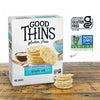 GOOD THINS Rice & Corn Snacks Gluten Free Crackers Variety Pack, Bulk Snack Crackers, 4 Boxes